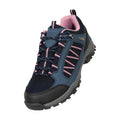 Navy - Front - Mountain Warehouse Womens-Ladies Path Waterproof Outdoor Walking Shoes