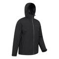 Black - Side - Mountain Warehouse Mens Covert Waterproof Jacket