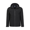 Black - Pack Shot - Mountain Warehouse Mens Covert Waterproof Jacket