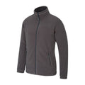 Dark Grey - Back - Mountain Warehouse Mens Bernard Windproof Fleece Jacket
