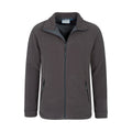 Dark Grey - Lifestyle - Mountain Warehouse Mens Bernard Windproof Fleece Jacket