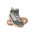 Light Khaki - Front - Mountain Warehouse Womens-Ladies Rapid Suede Waterproof Walking Boots