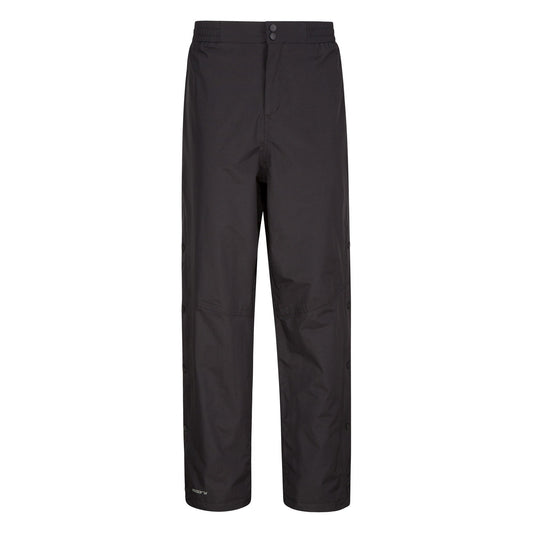 Black - Front - Mountain Warehouse Mens Extreme Downpour Waterproof Over Trousers