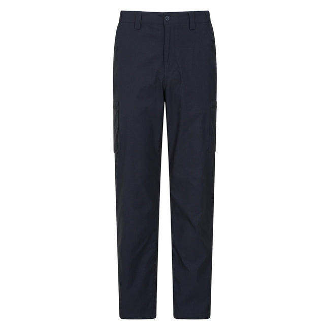 Dark Blue - Front - Mountain Warehouse Mens Trek II Regular Winter Trousers