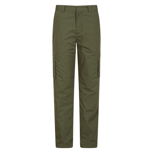 Khaki Green - Front - Mountain Warehouse Mens Trek II Regular Winter Trousers