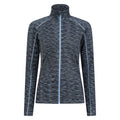 Dark Blue - Front - Mountain Warehouse Womens-Ladies Bend & Stretch Full Zip Midlayer