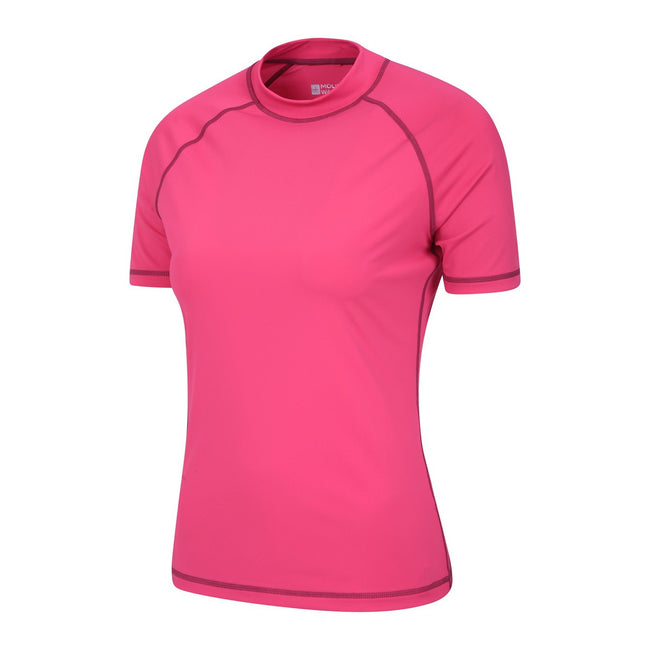 Black-Pink - Lifestyle - Mountain Warehouse Womens-Ladies UV Protection Rash Guard (Pack of 2)