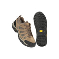 Brown - Front - Mountain Warehouse Mens Field Extreme Suede Waterproof Walking Shoes