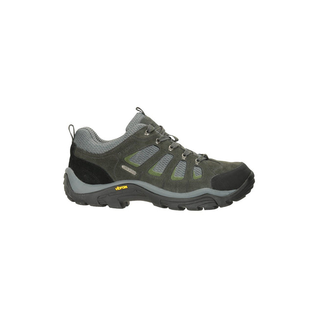 Grey - Pack Shot - Mountain Warehouse Mens Field Extreme Suede Waterproof Walking Shoes