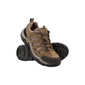 Khaki - Front - Mountain Warehouse Mens Field Extreme Suede Waterproof Walking Shoes