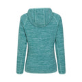Teal - Back - Mountain Warehouse Womens-Ladies Lleyn II Melange Full Zip Hoodie