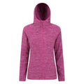 Berry - Front - Mountain Warehouse Womens-Ladies Lleyn II Melange Full Zip Hoodie