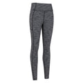 Black - Pack Shot - Mountain Warehouse Womens-Ladies Breathe & Balance High Waist Leggings
