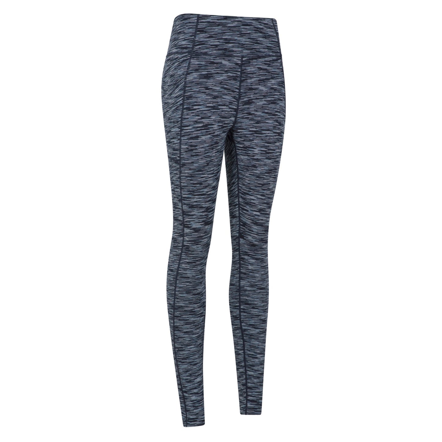 Dark Blue - Pack Shot - Mountain Warehouse Womens-Ladies Breathe & Balance High Waist Leggings