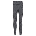 Black - Back - Mountain Warehouse Womens-Ladies Breathe & Balance High Waist Leggings