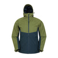Green - Front - Mountain Warehouse Mens Verge Extreme Waterproof Jacket