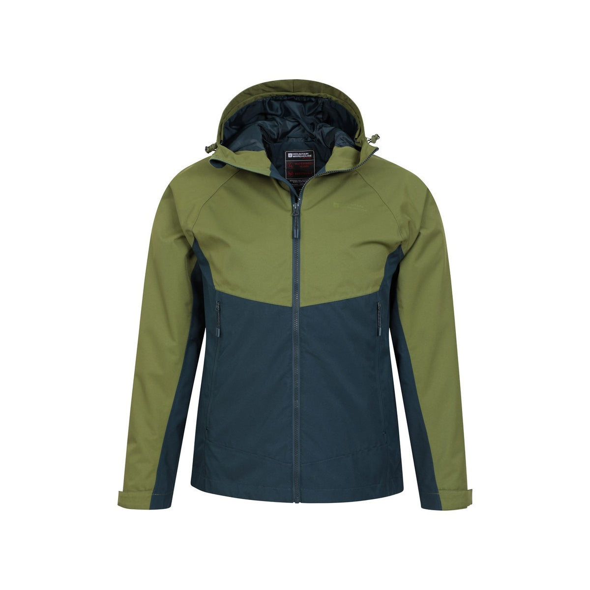 Green - Pack Shot - Mountain Warehouse Mens Verge Extreme Waterproof Jacket