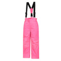 Diva Pink - Side - Mountain Warehouse Childrens-Kids Honey Ski Trousers