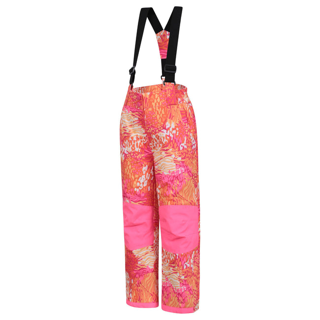 Bright Orange - Side - Mountain Warehouse Childrens-Kids Honey Ski Trousers