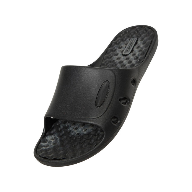 Black - Back - Mountain Warehouse Mens Street Scuff Sandals