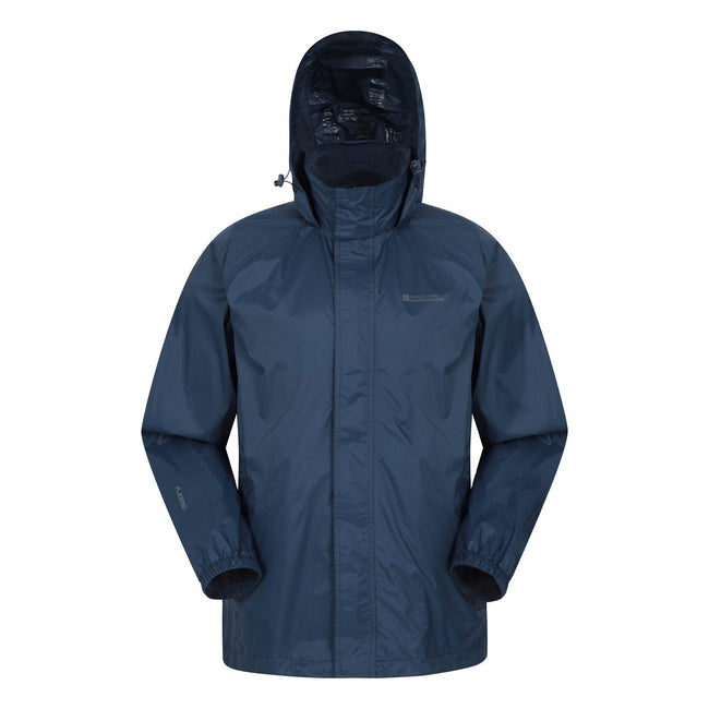 Navy - Front - Mountain Warehouse Mens Pakka II Waterproof Jacket