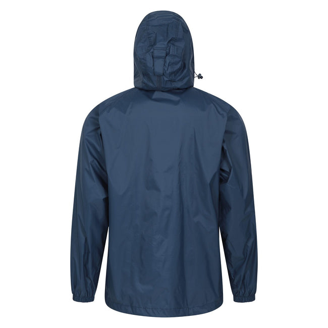 Navy - Back - Mountain Warehouse Mens Pakka II Waterproof Jacket