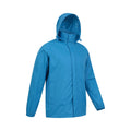 Bright Blue - Side - Mountain Warehouse Mens Pakka II Waterproof Jacket