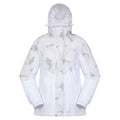 White - Front - Mountain Warehouse Womens-Ladies Dawn II Printed Ski Jacket