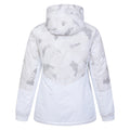White - Back - Mountain Warehouse Womens-Ladies Dawn II Printed Ski Jacket