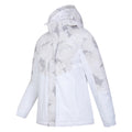 White - Side - Mountain Warehouse Womens-Ladies Dawn II Printed Ski Jacket