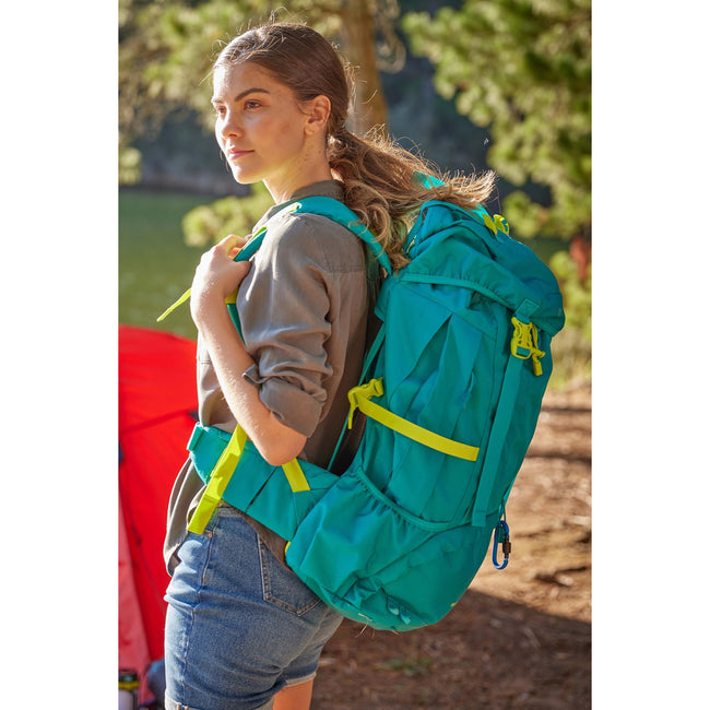 Green - Front - Mountain Warehouse Venture Backpack