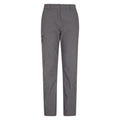 Grey - Front - Mountain Warehouse Womens-Ladies Stretch Hiking Trousers