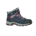 Navy - Side - Mountain Warehouse Womens-Ladies Rapid Waterproof Suede Walking Boots