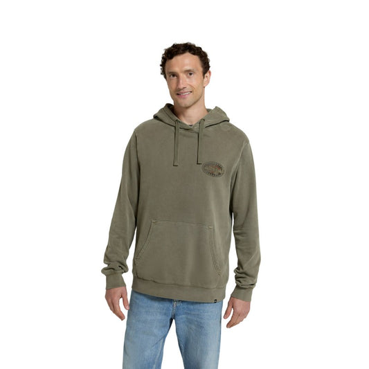 Khaki Green - Front - Mountain Warehouse Mens River Organic Hoodie
