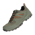 Khaki Green - Front - Mountain Warehouse Mens Mcleod Outdoor Wide Walking Shoes