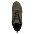 Khaki Green - Pack Shot - Mountain Warehouse Mens Mcleod Outdoor Wide Walking Shoes