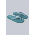Pale Green - Front - Animal Womens-Ladies Swish Recycled Flip Flops