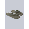 Dark Khaki - Front - Animal Womens-Ladies Swish Recycled Flip Flops