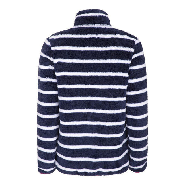 Navy - Back - Mountain Warehouse Womens-Ladies Nessy Fleece Top