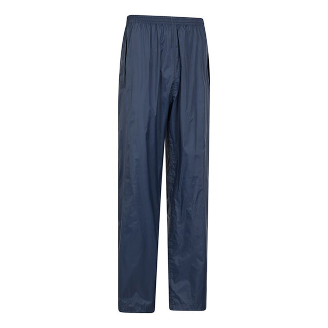 Navy - Back - Mountain Warehouse Mens Pakka Waterproof Over Trousers