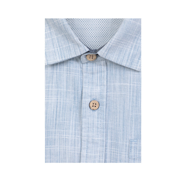 Denim - Lifestyle - Mountain Warehouse Mens Coconut Textured Long-Sleeved Shirt