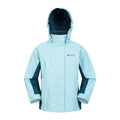 Turquoise - Front - Mountain Warehouse Childrens-Kids Shelly Waterproof Jacket