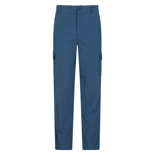Blue - Front - Mountain Warehouse Mens Explore Trousers