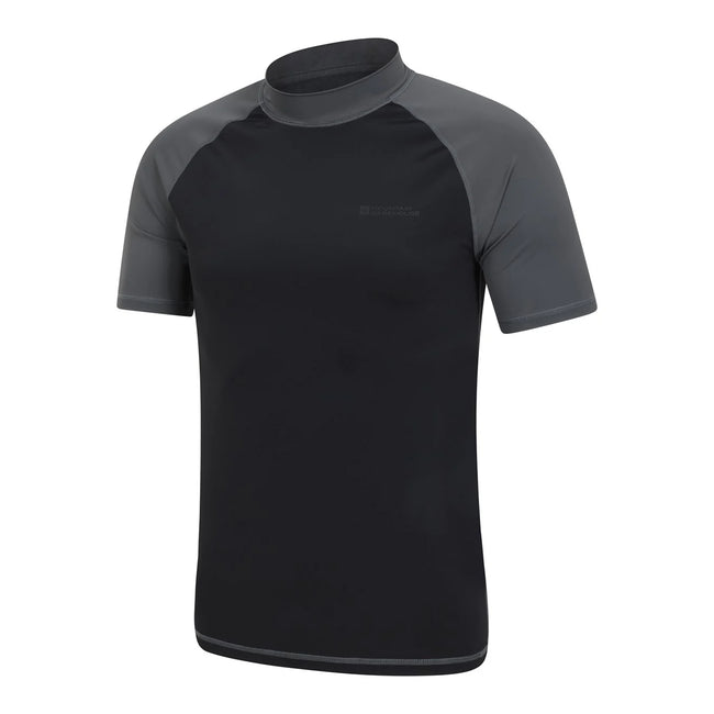 Dark Grey - Back - Mountain Warehouse Mens UV Protection Rash Guard