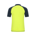 Yellow - Back - Mountain Warehouse Mens UV Protection Rash Guard
