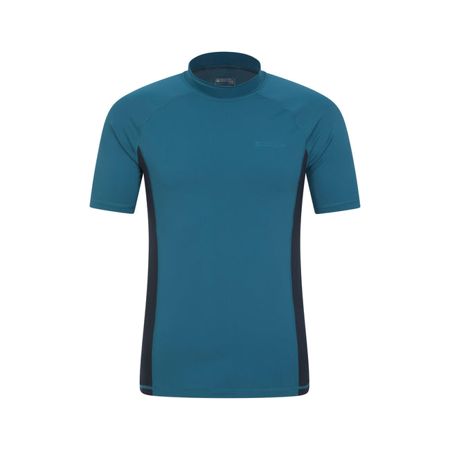 Indigo - Front - Mountain Warehouse Mens UV Protection Rash Guard