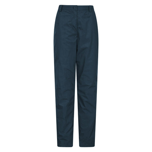 Navy - Front - Mountain Warehouse Womens-Ladies Trek II Regular Winter Trousers