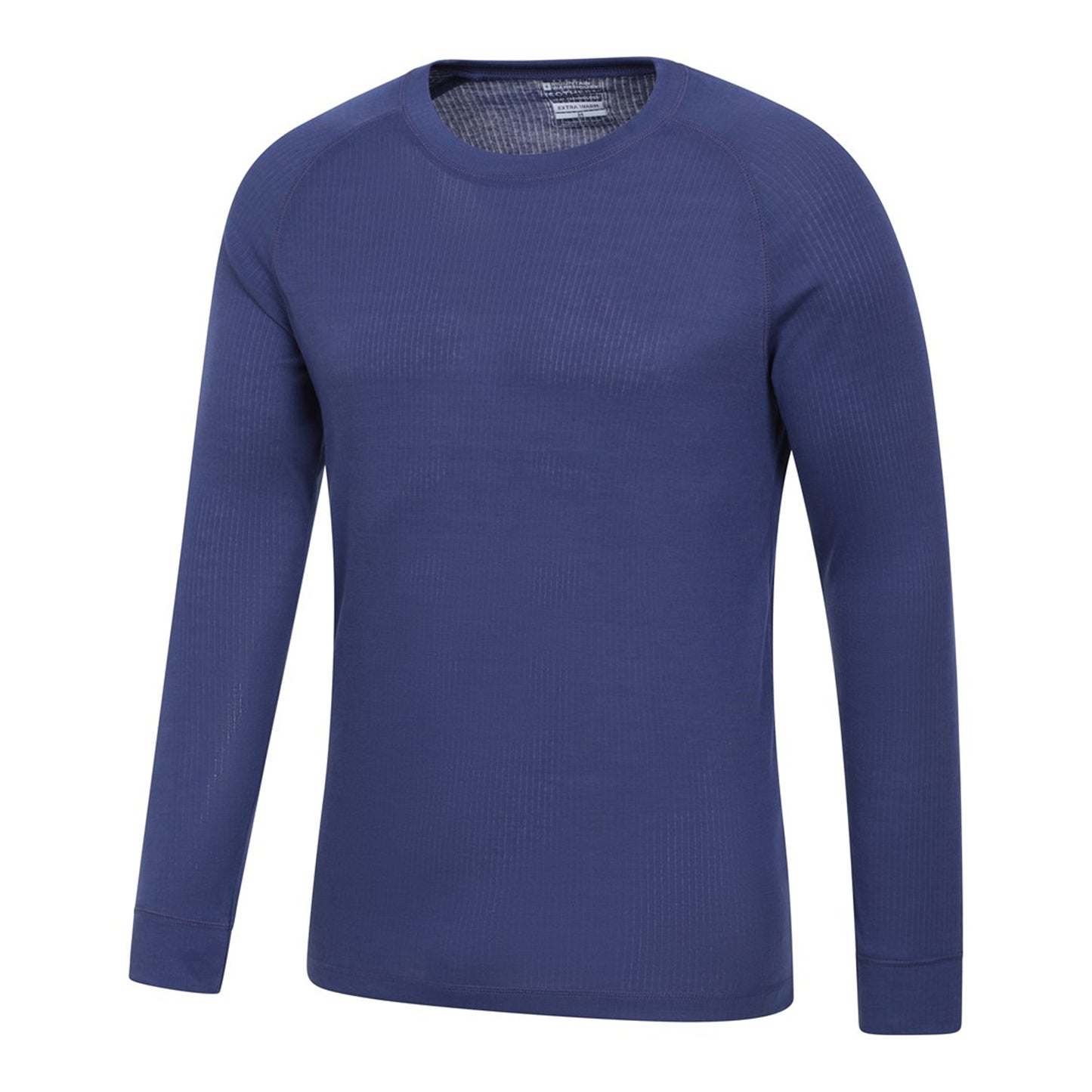 Dark Blue - Lifestyle - Mountain Warehouse Mens Talus Round Neck Long-Sleeved Thermal Top