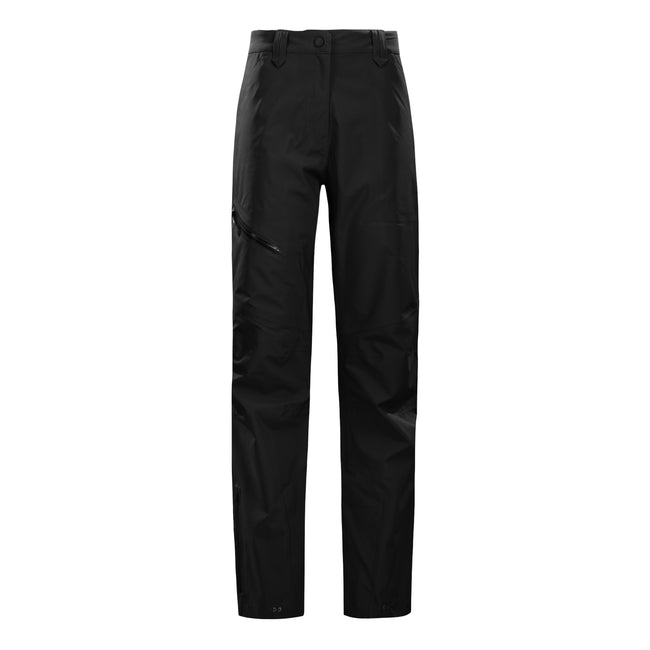 Black - Front - Mountain Warehouse Womens-Ladies Ultra Inca Waterproof Hiking Trousers