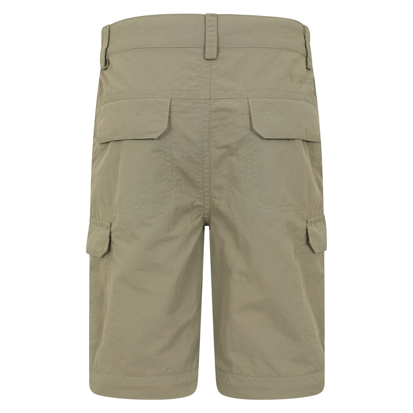 Beige - Close up - Mountain Warehouse Childrens-Kids Navigator Anti-Mosquito Zip-Off Hiking Trousers